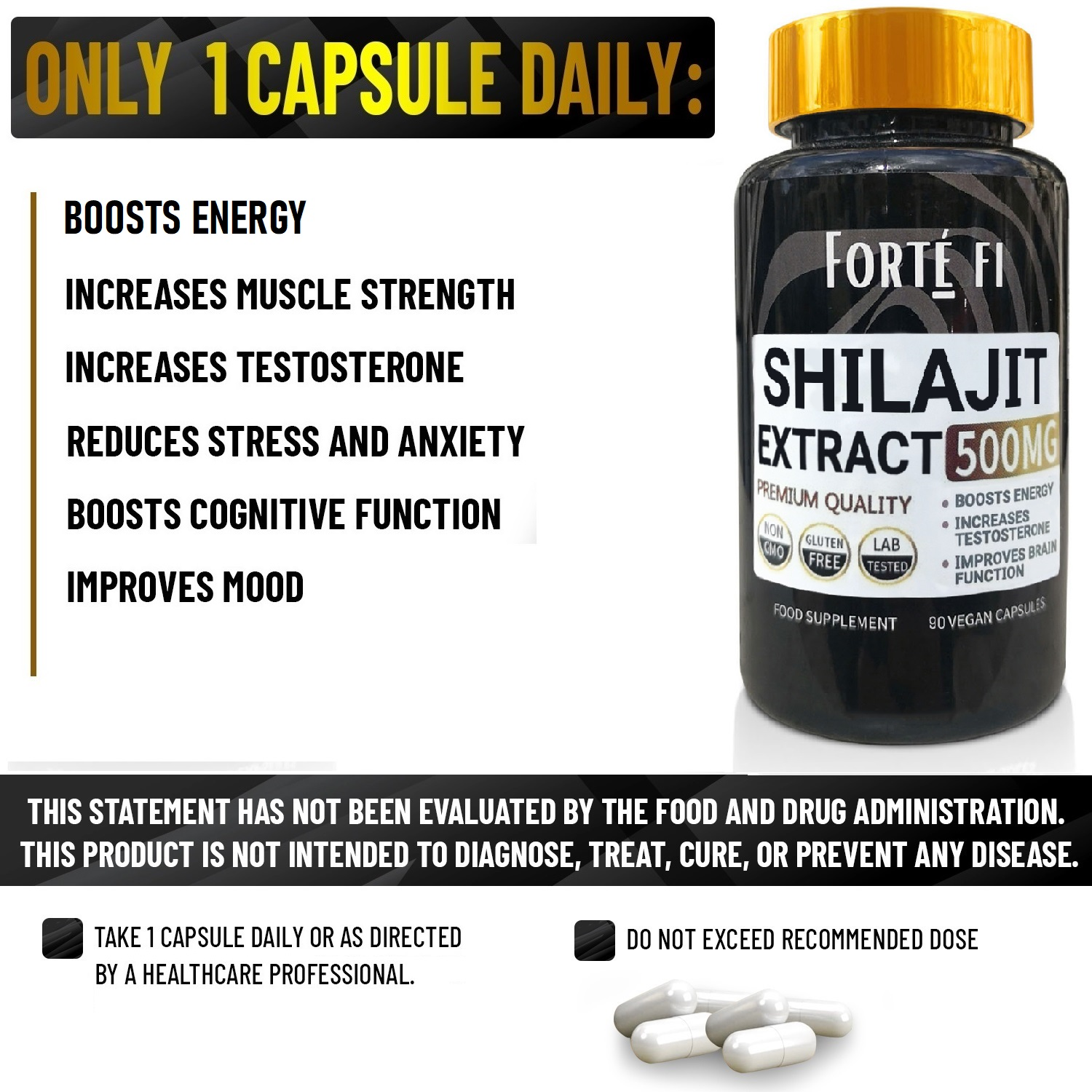 Pure Shilajit Capsules