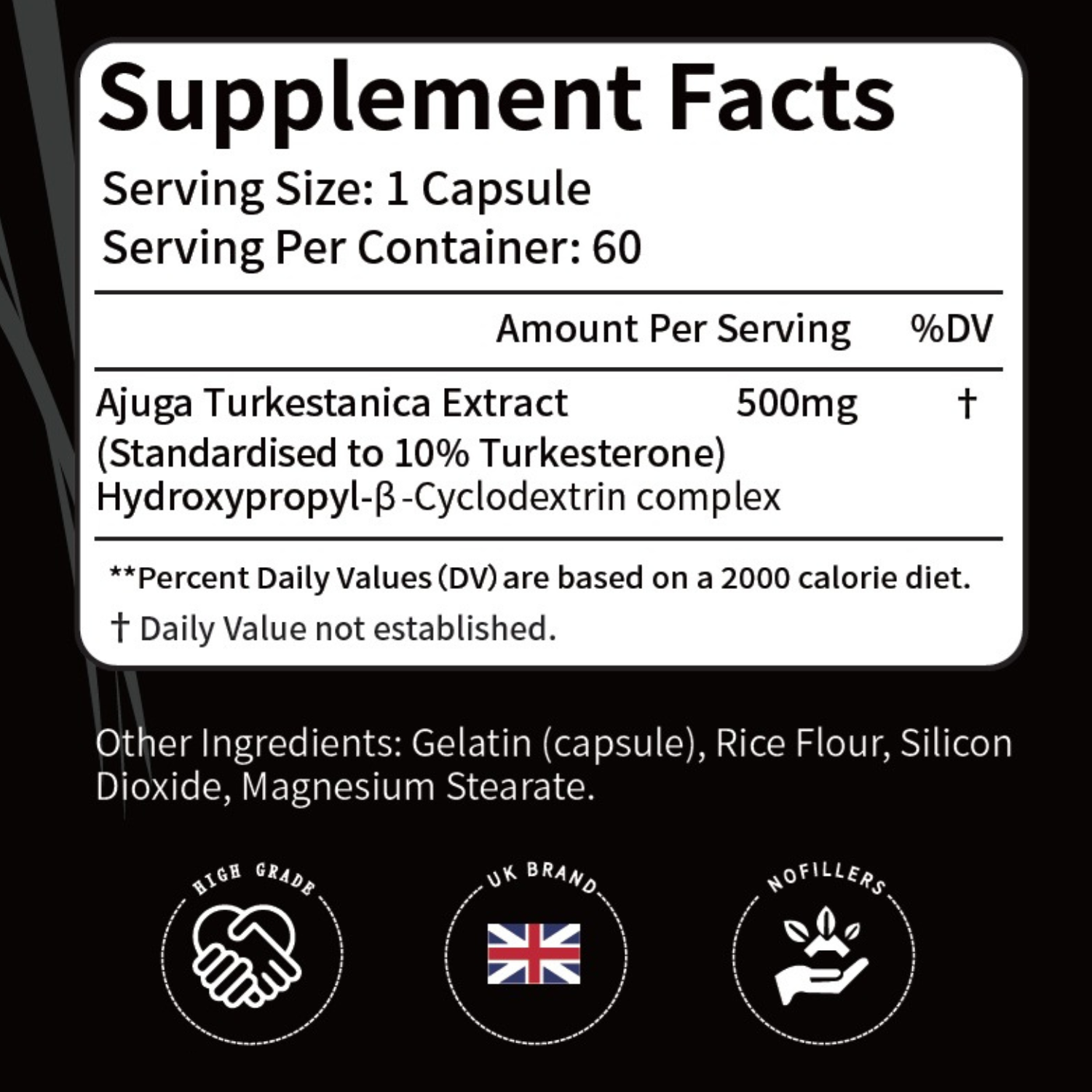 Buy Turkesterone UK supplement bottle