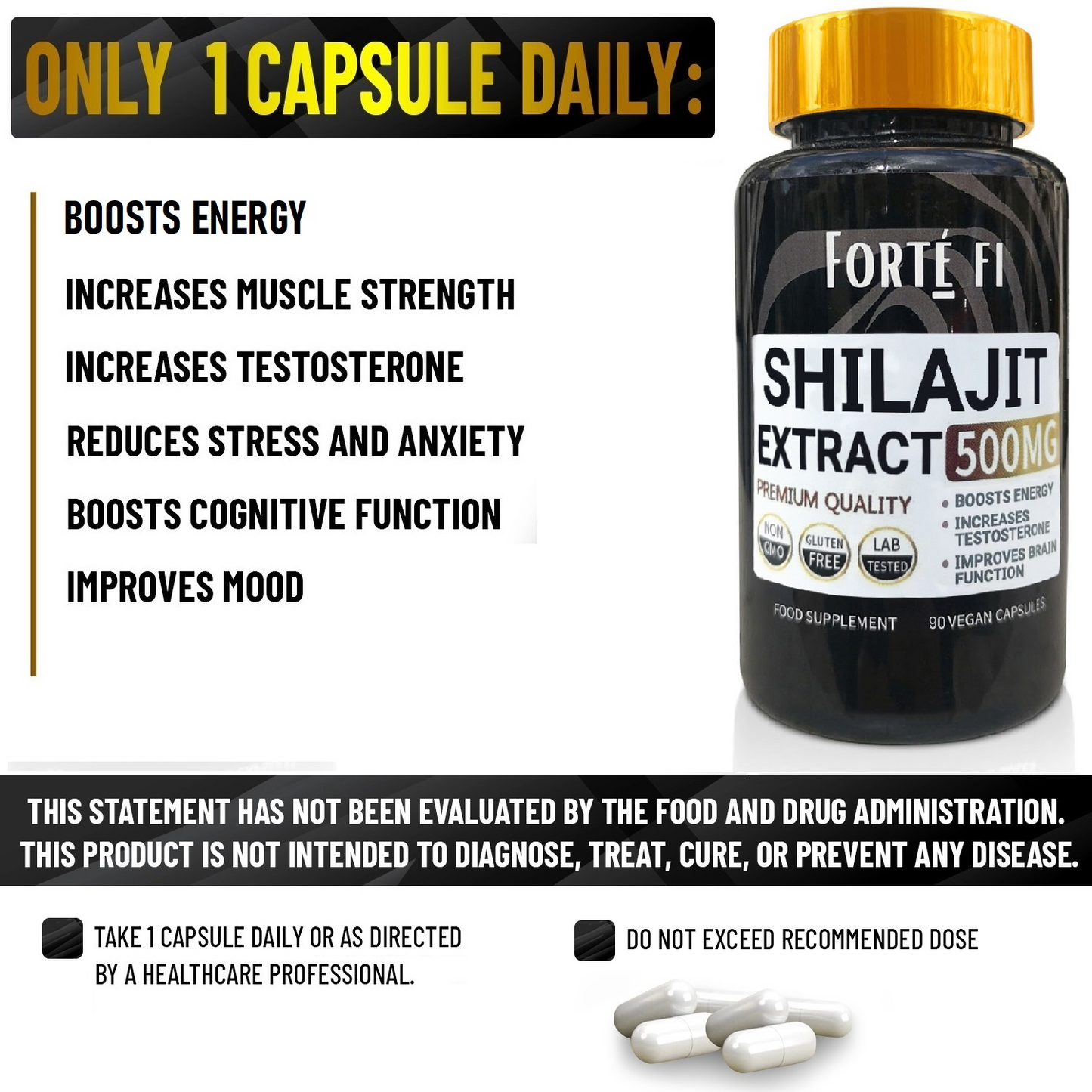 Pure Shilajit Capsules